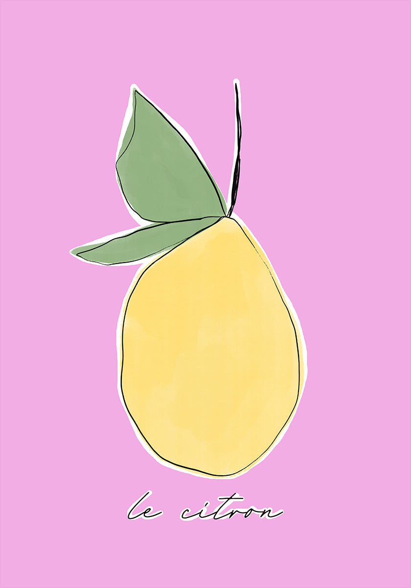 Délice aux agrumes Poster