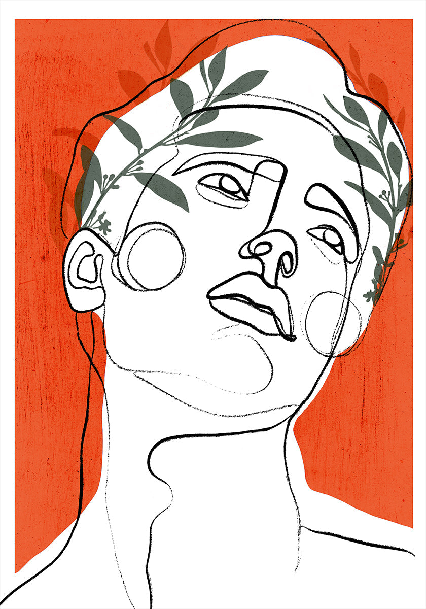 Contemplation luxuriante Poster