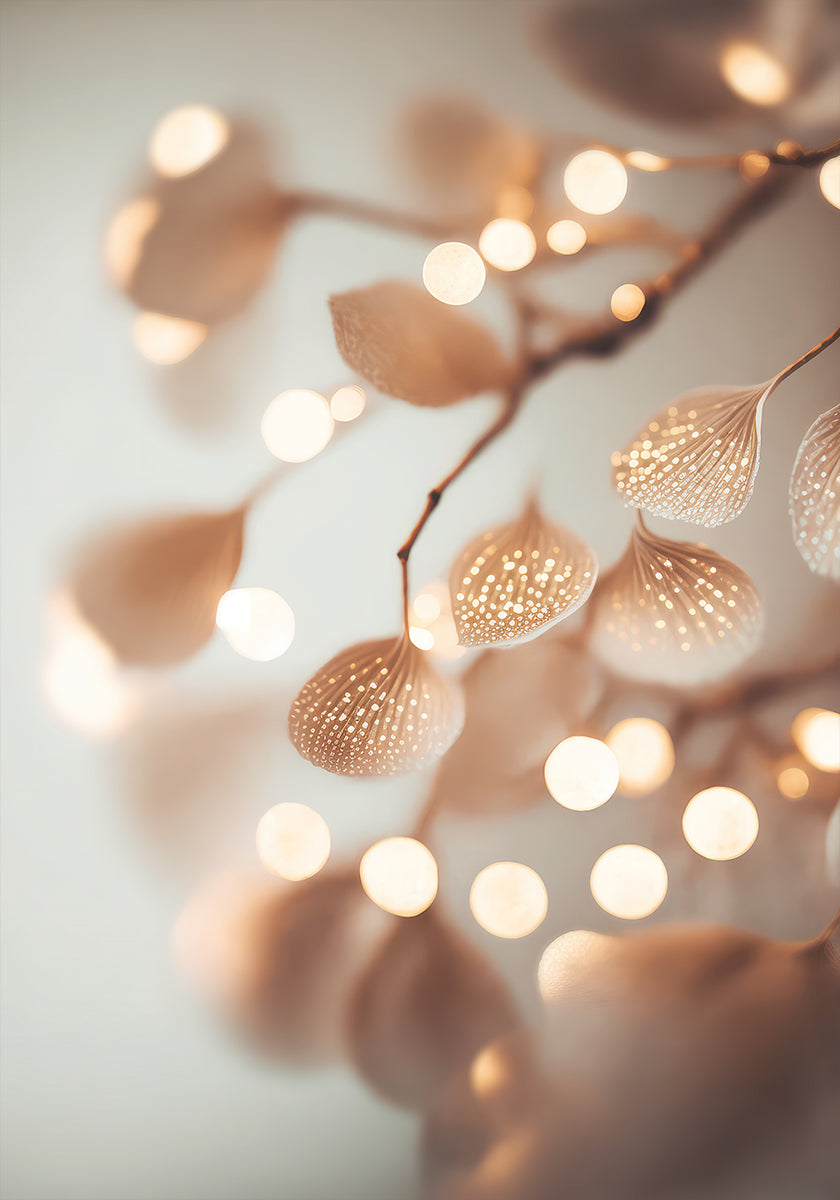 Pétales lumineux Poster