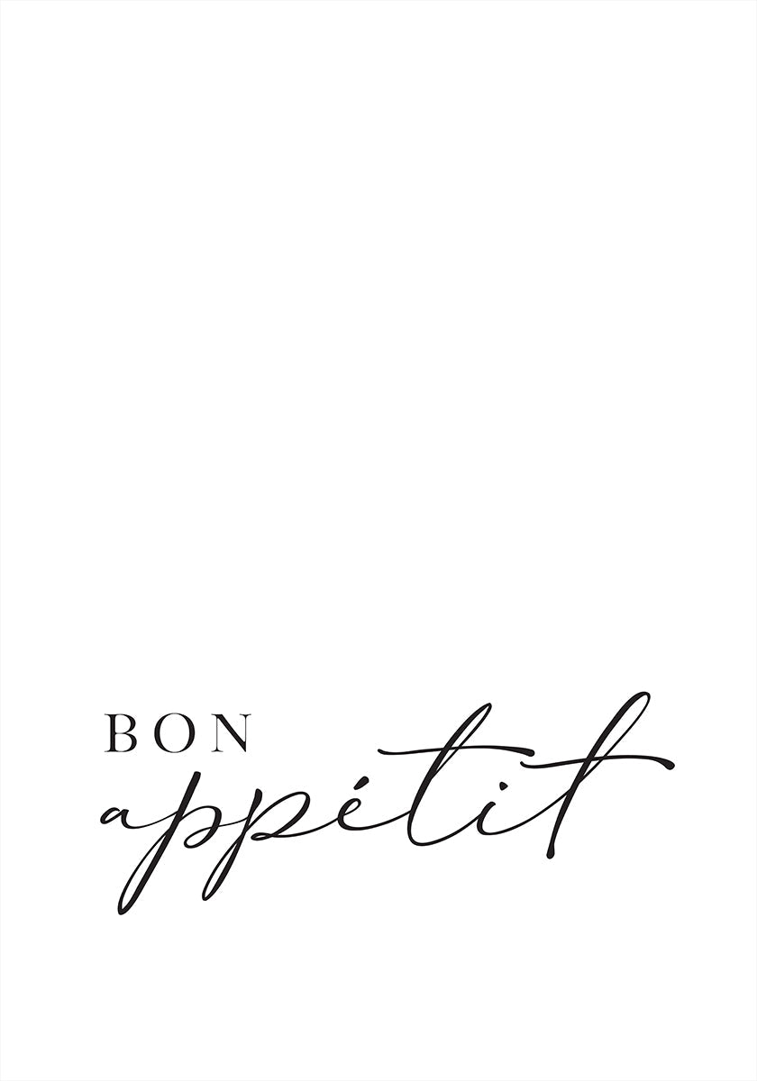 Bon appétit Poster