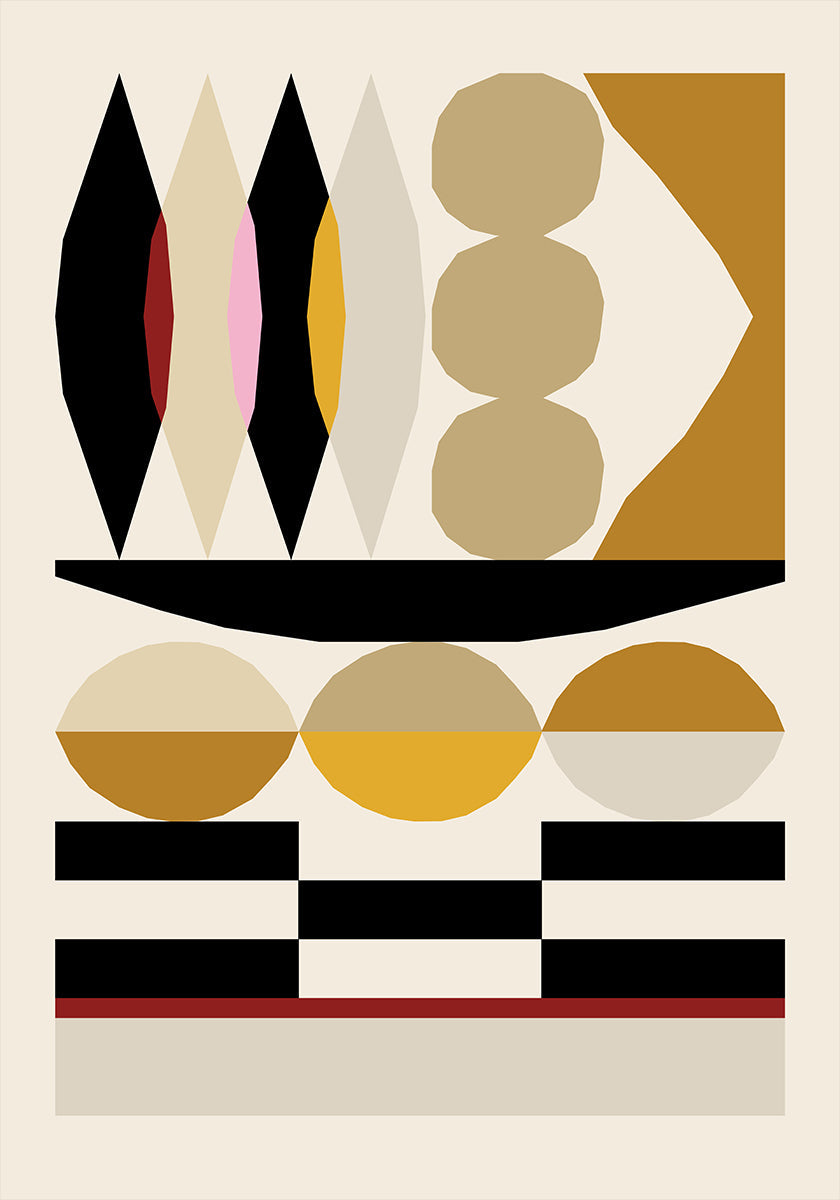 Composition abstraite 25 Poster
