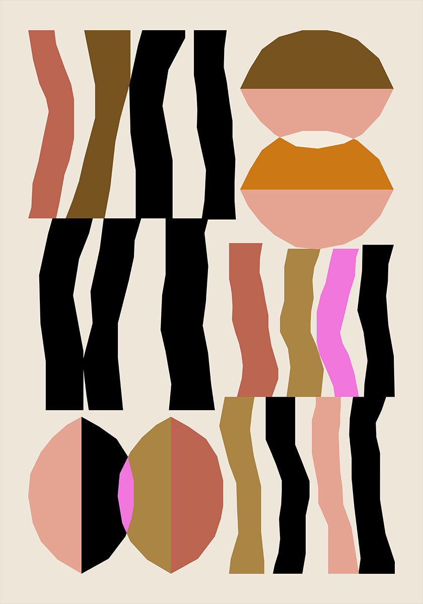 Composition abstraite 26 Poster