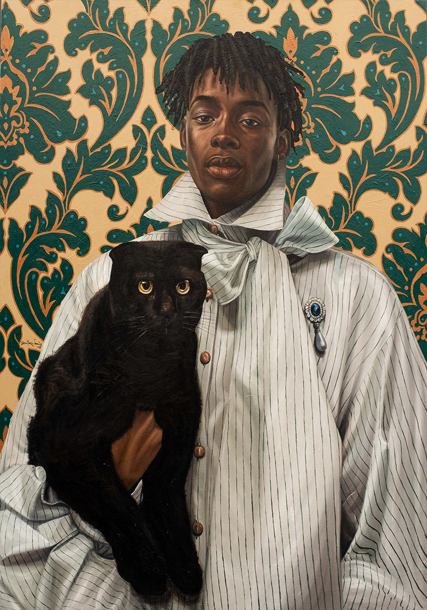 Gentleman avec chat (NOUVEAU)