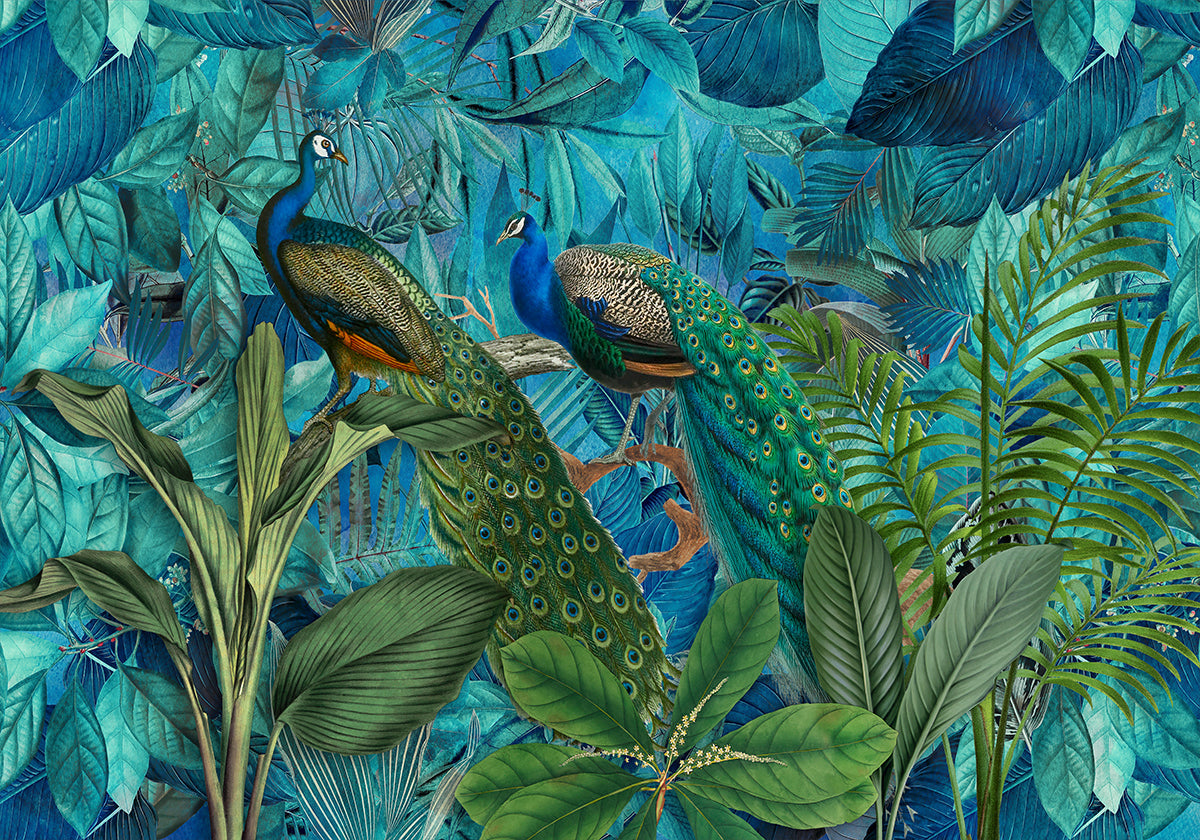 Jardin des oiseaux de la jungle No1 Poster
