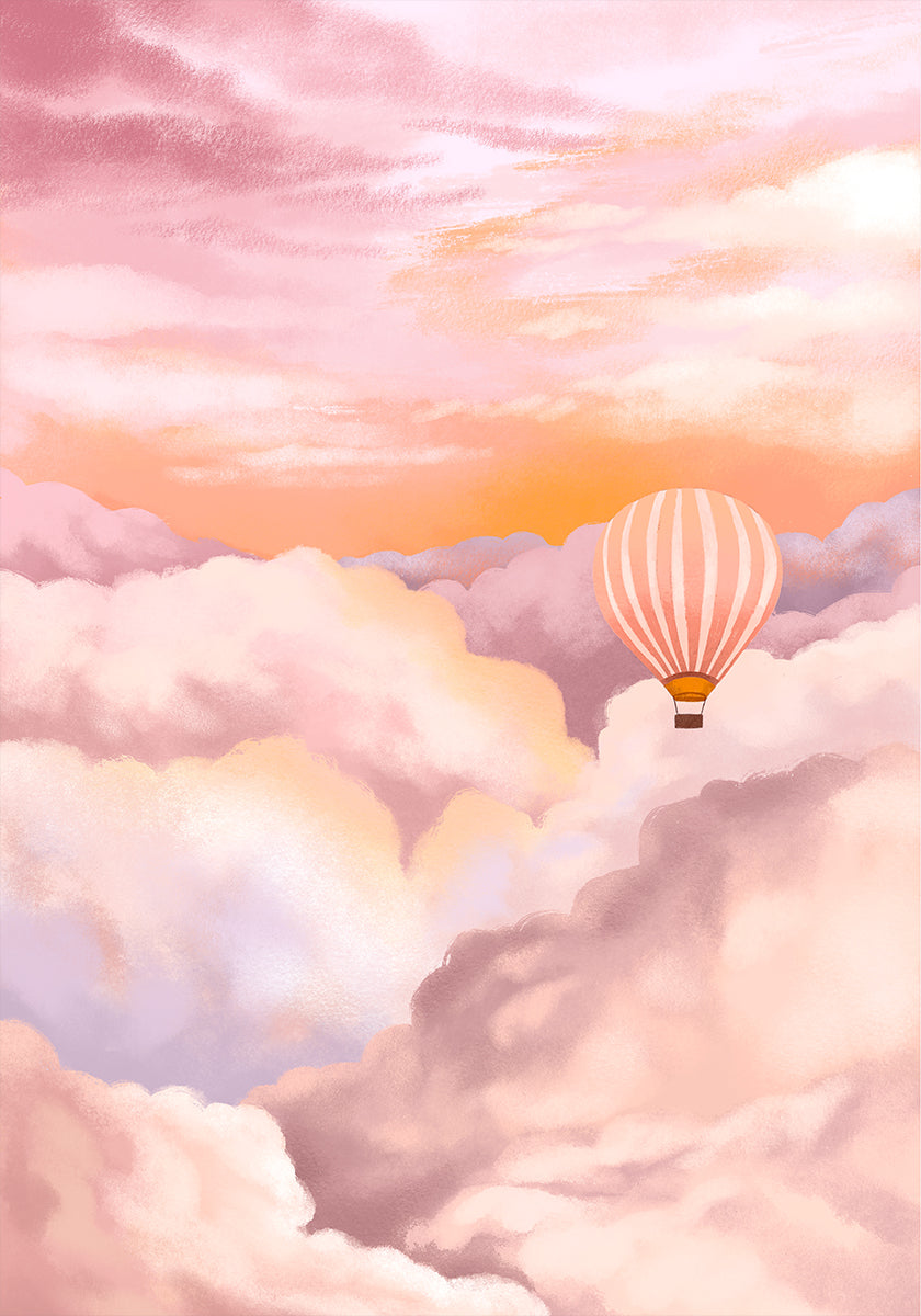 Dans les nuages Poster