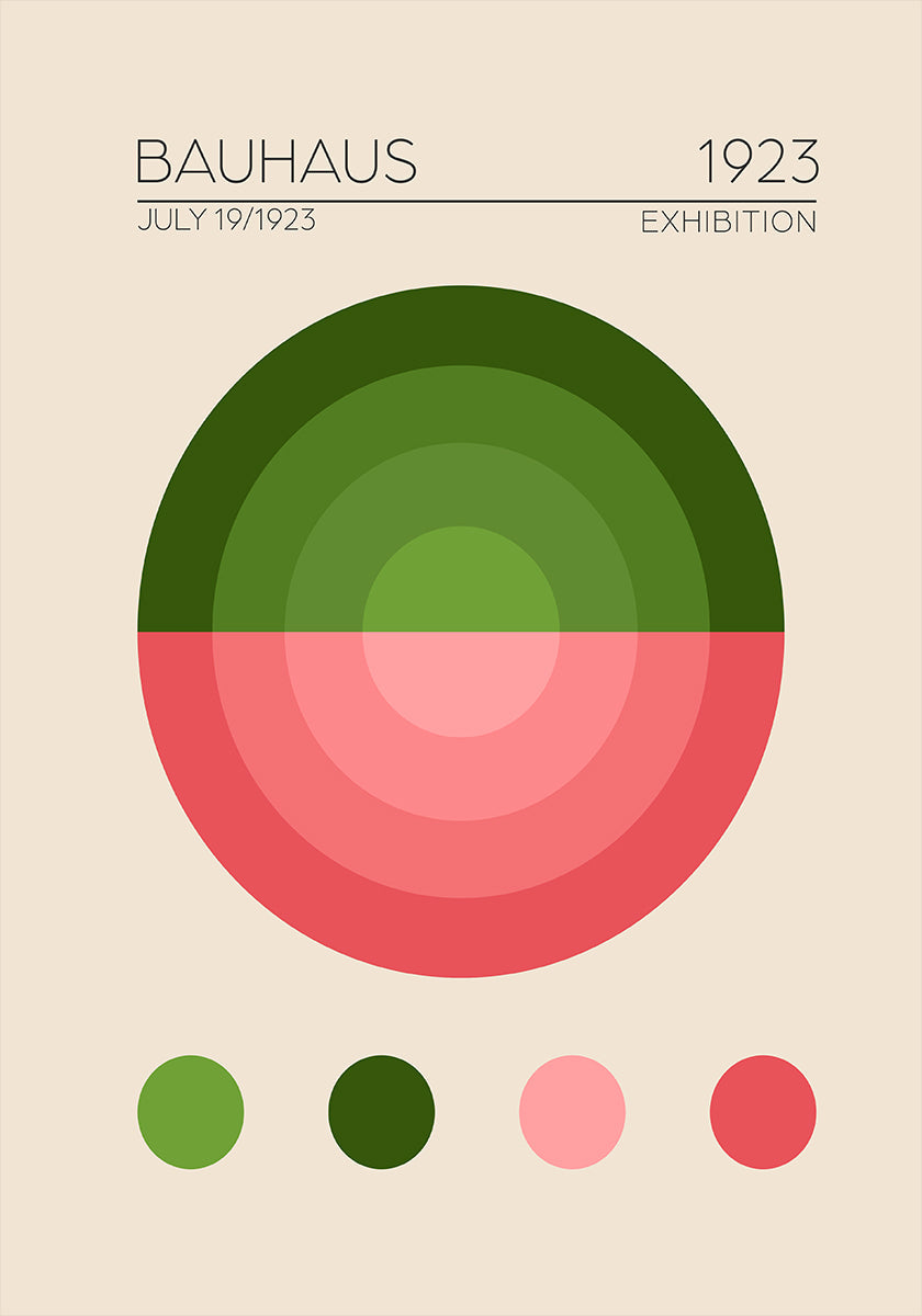 Harmonie géométrique Poster