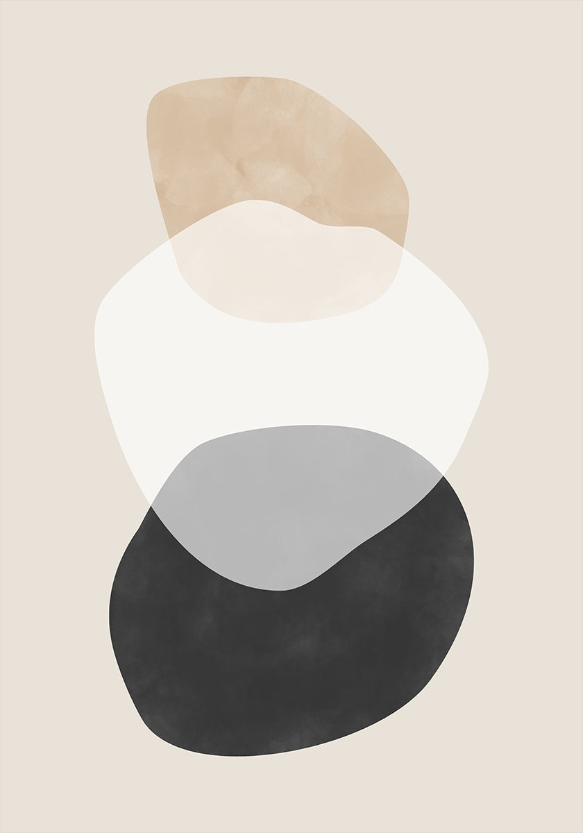 Formes bohèmes beiges