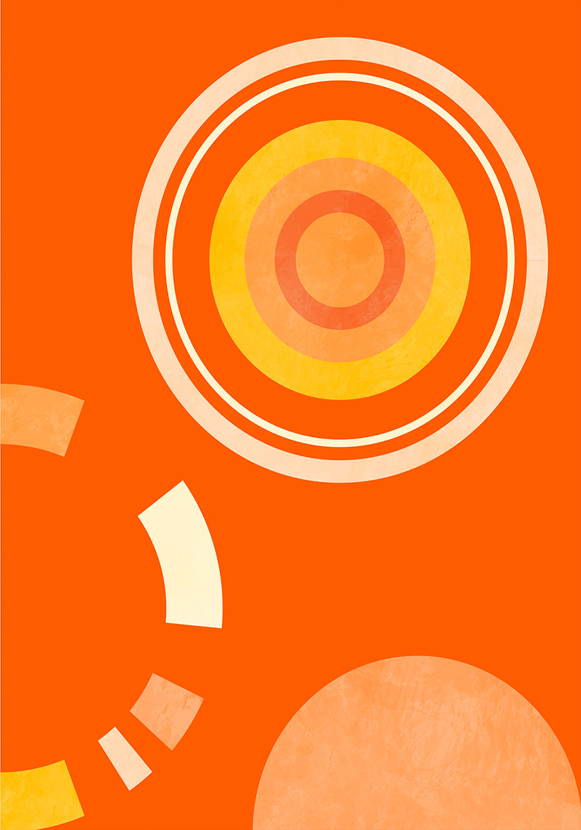 Printemps Mid Rhapsody Orange 4 Poster