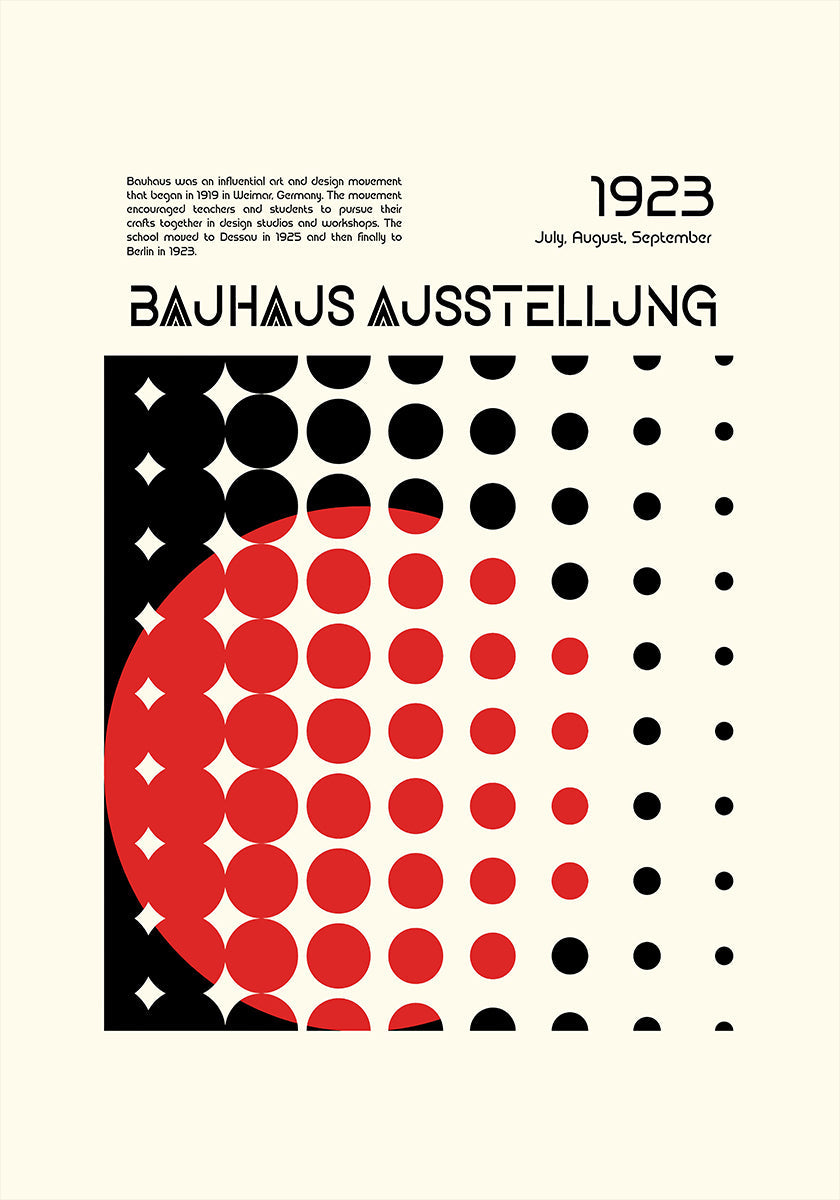 Bauhaus Ausstellung Poster