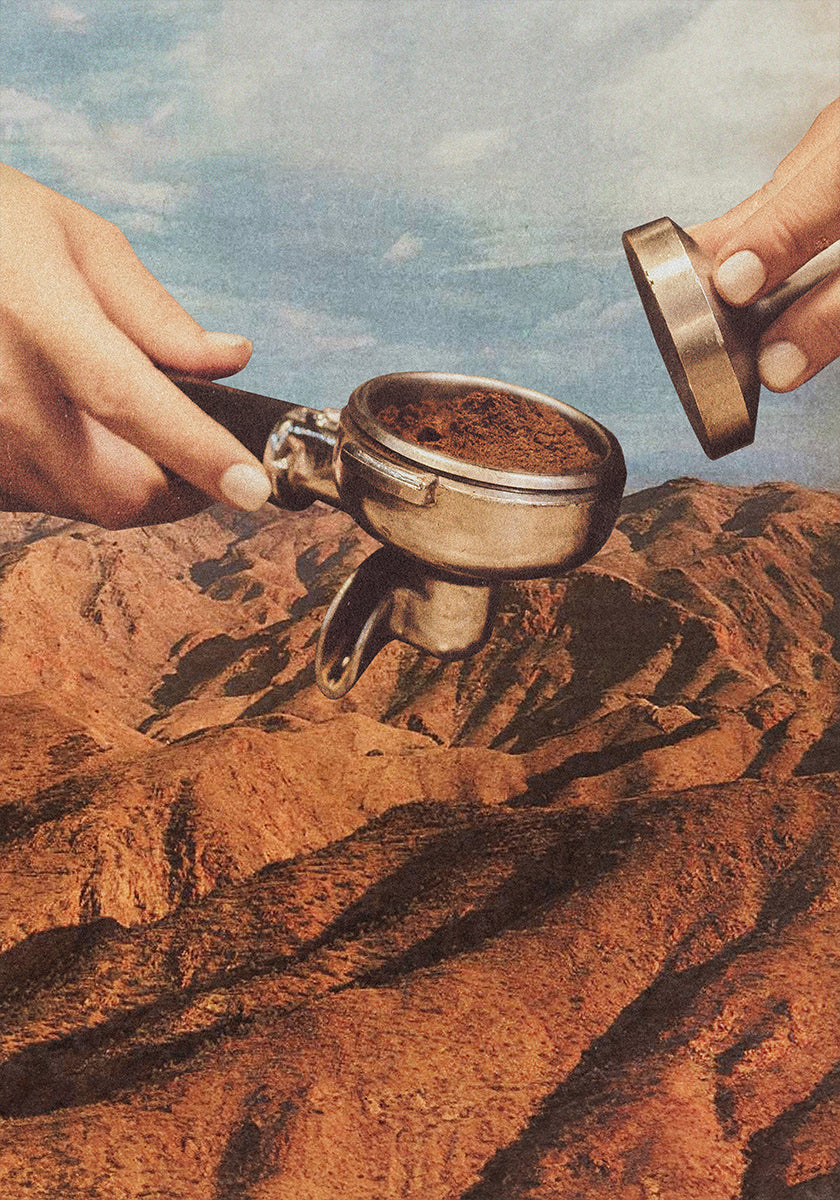 Comté de café Barista Poster