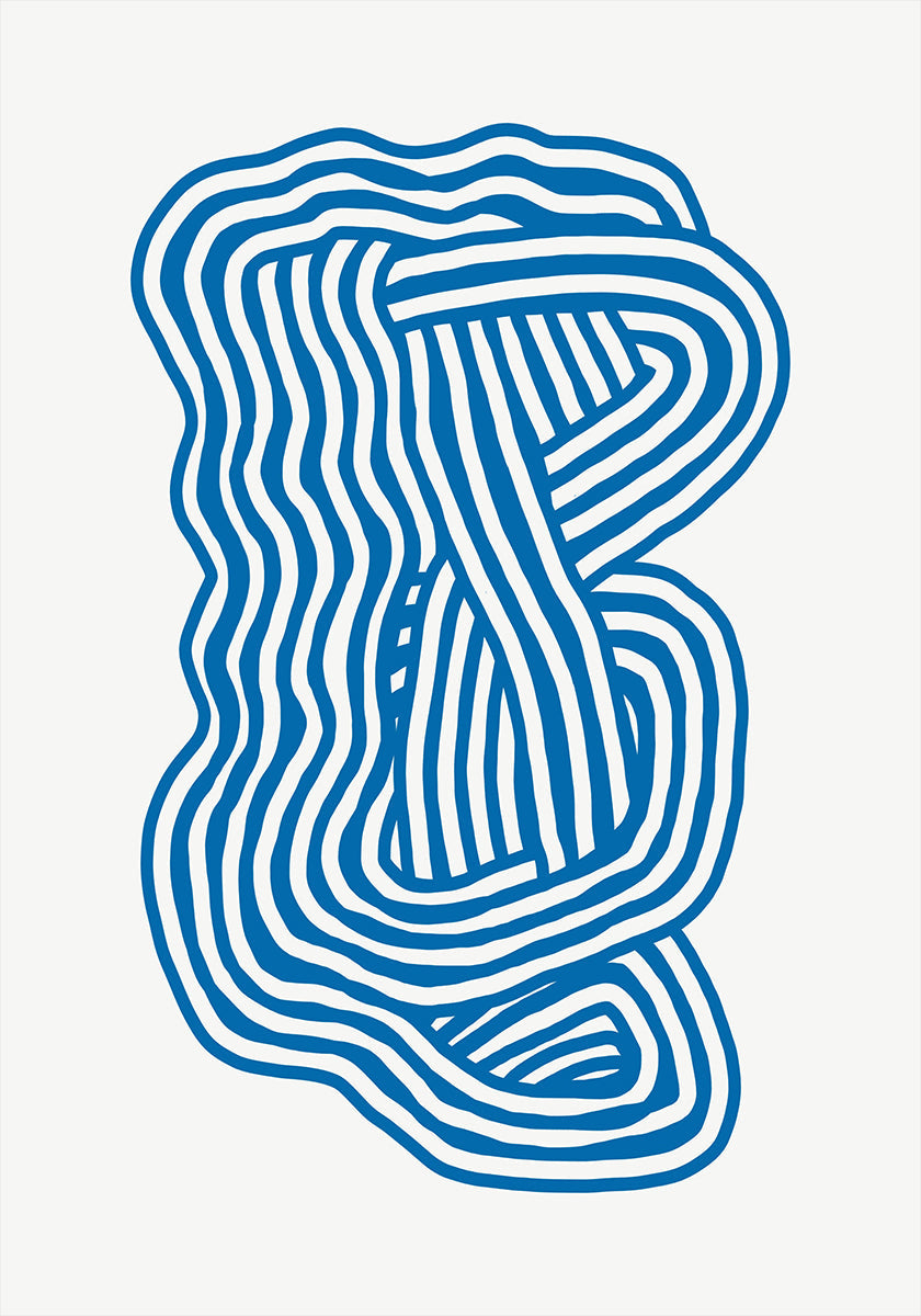 Sculpture au trait Poster