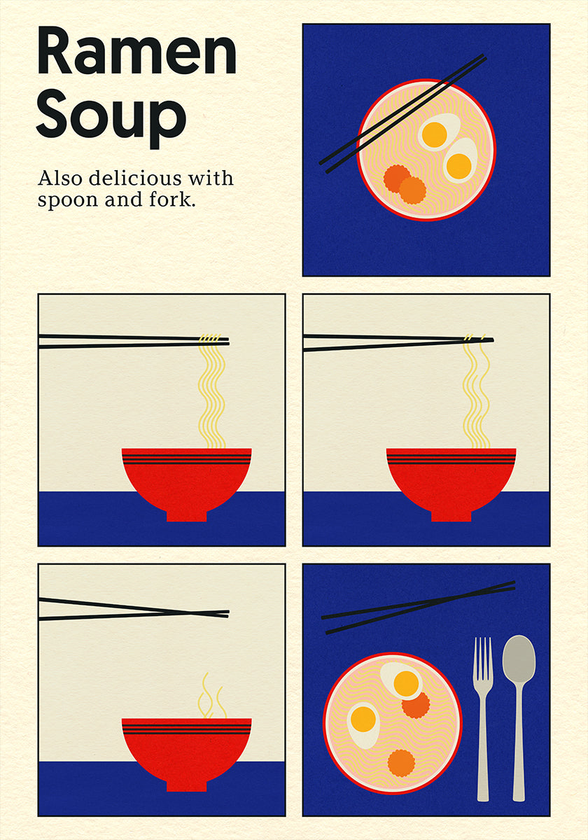 Affiche Soupe Ramen Poster