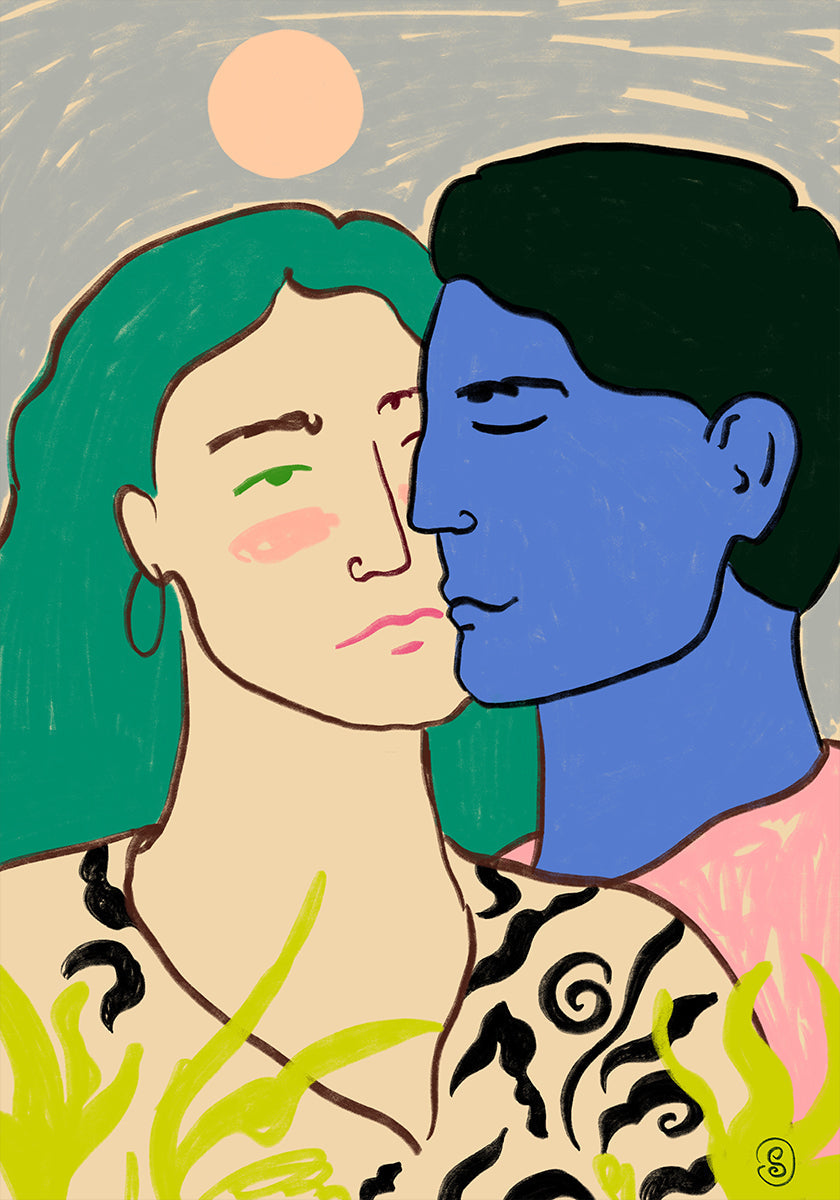 Amoureux sous la lune