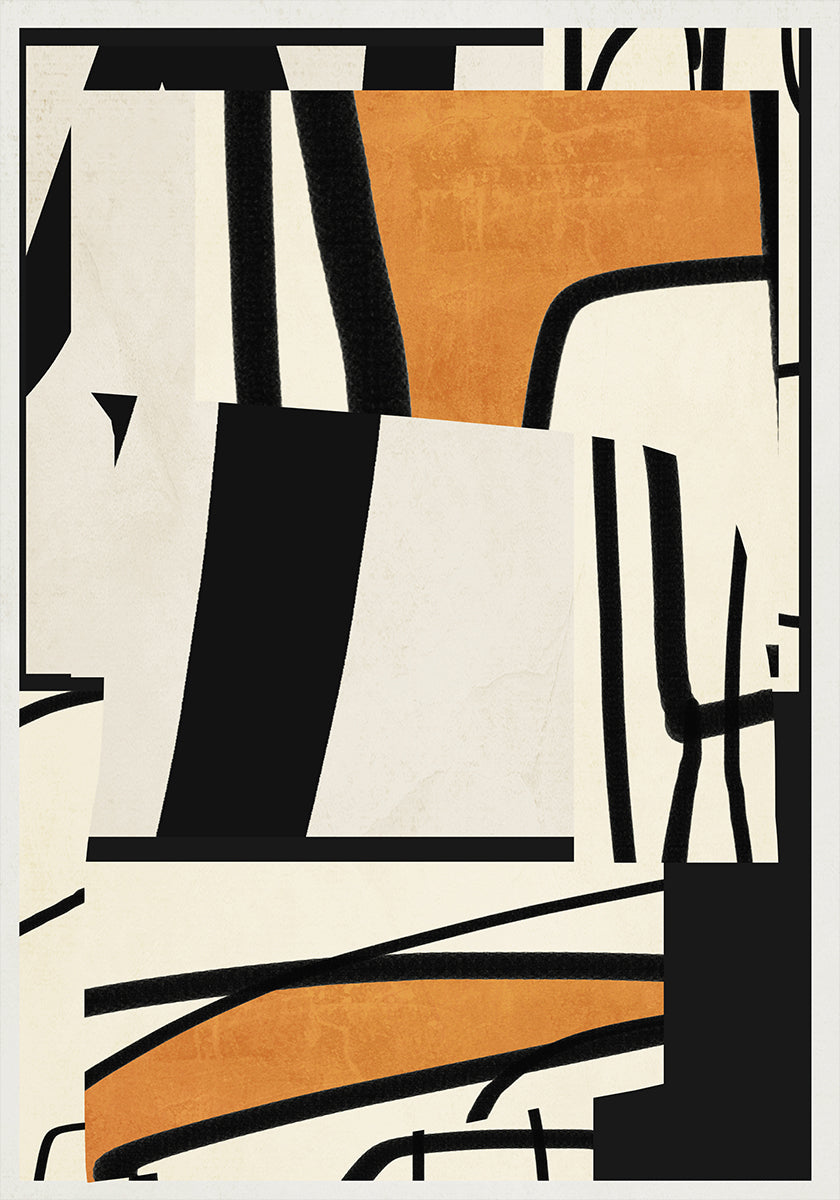 Art abstrait moderne 65 Poster