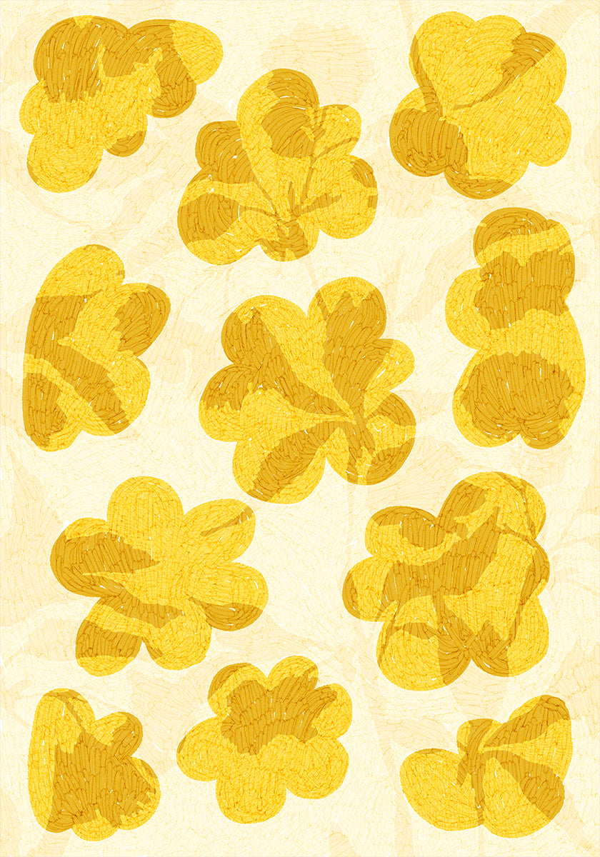 Fleurs dorées