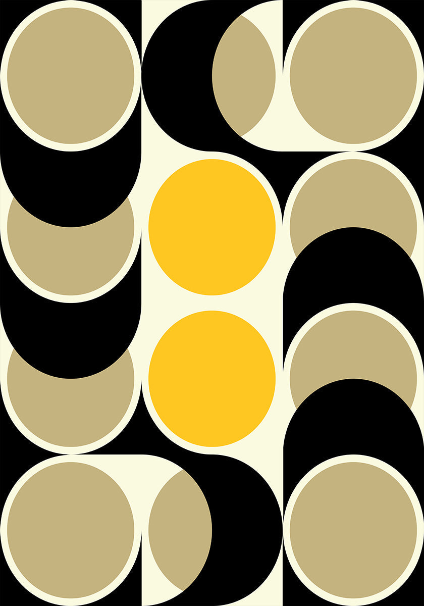 Danse des cercles rétro