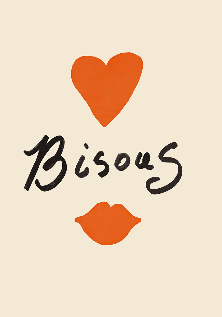 Bisous sincère Poster