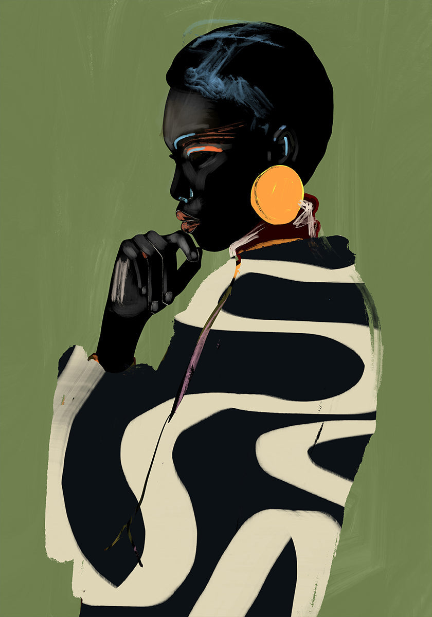 Contemplation audacieuse Poster