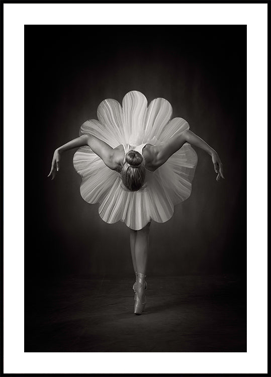 Affiche de ballet floral