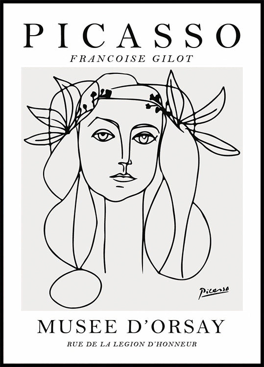 Francoise Gilot Picasso Plakat - Posterbox.dk