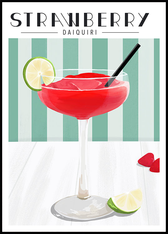 Daiquiri aux fraises Poster