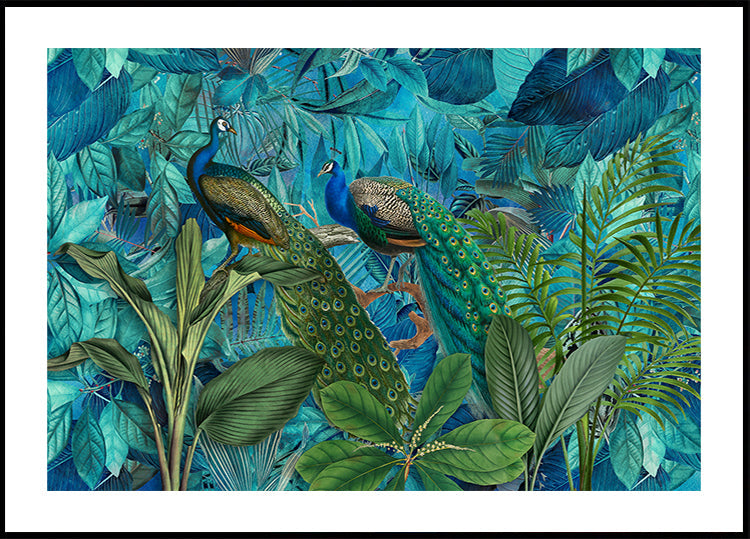 Jardin des oiseaux de la jungle No1 Poster