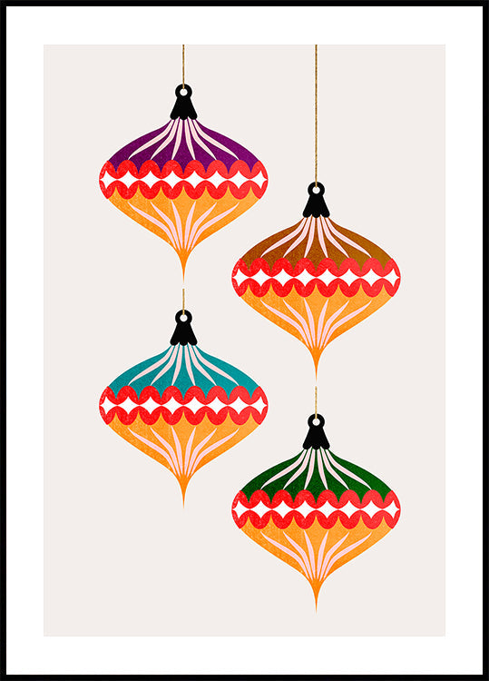 Boules de Noël (vers.3) Poster