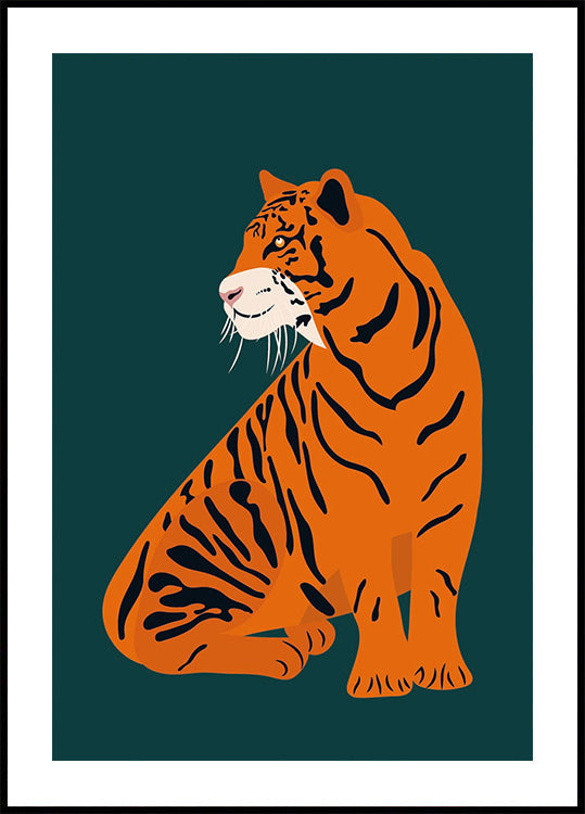 Tigre majestueux Poster