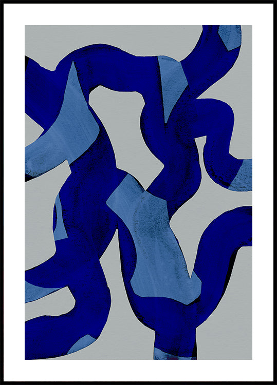 Coups de pinceau abstraits 65X