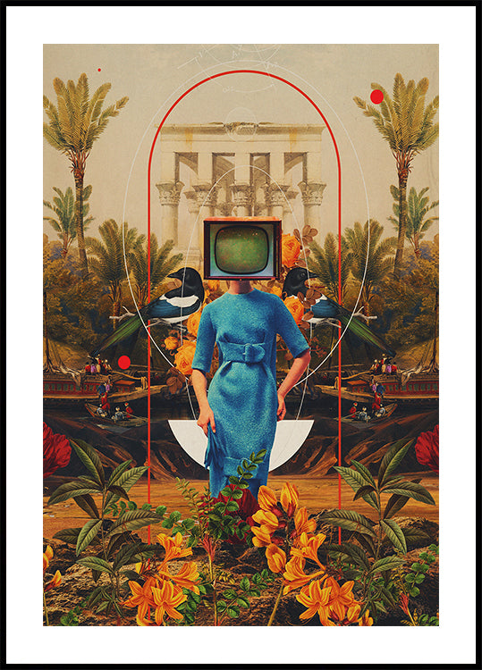 Ici les asymétries Poster