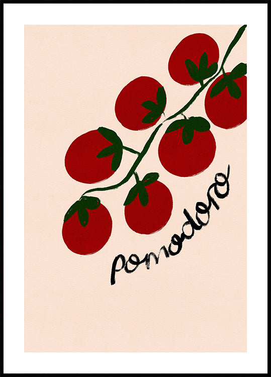 Pomodoro Tomate Cuisine italienne Poster