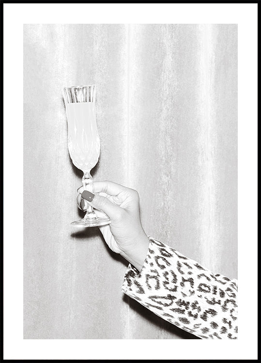 Aiguilles en verre noir et blanc