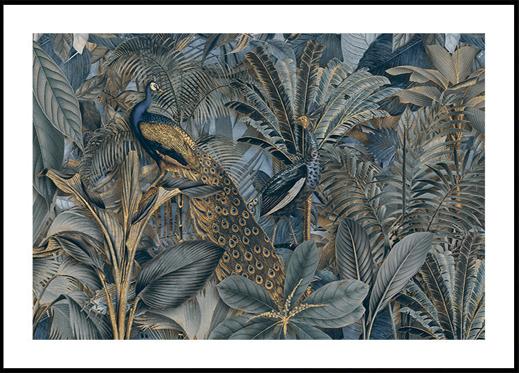 Jardin des oiseaux de la jungle No3 Poster