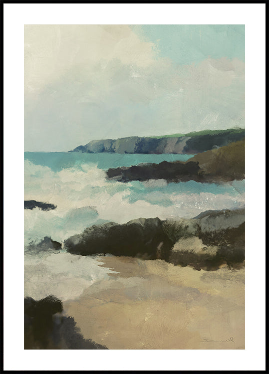 Plage rocheuse