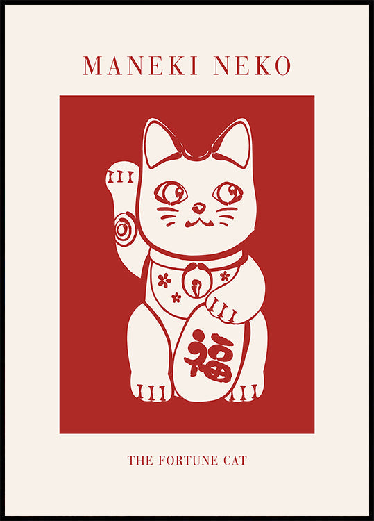 Maneki-Neko Chat Rouge
