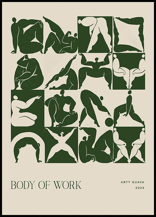 Corps de travail (forêt) Poster