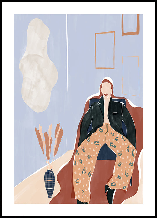 Lavande rêveuse Poster