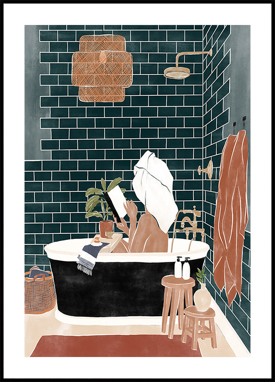 Salle de bain bébé Poster
