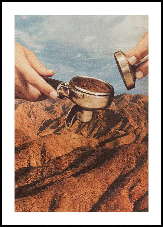 Comté de café Barista Poster