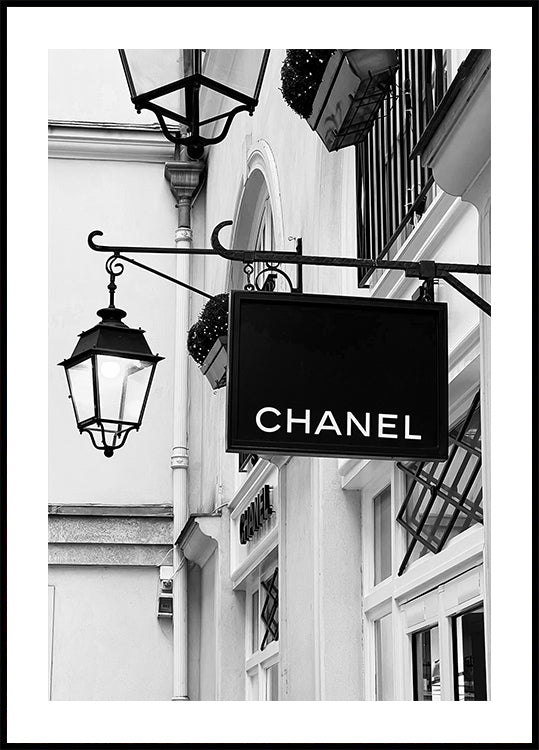 Chanel Paris Noir & Blanc Poster