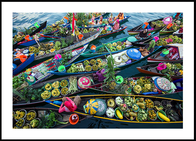Marché flottant de Banjarmasin