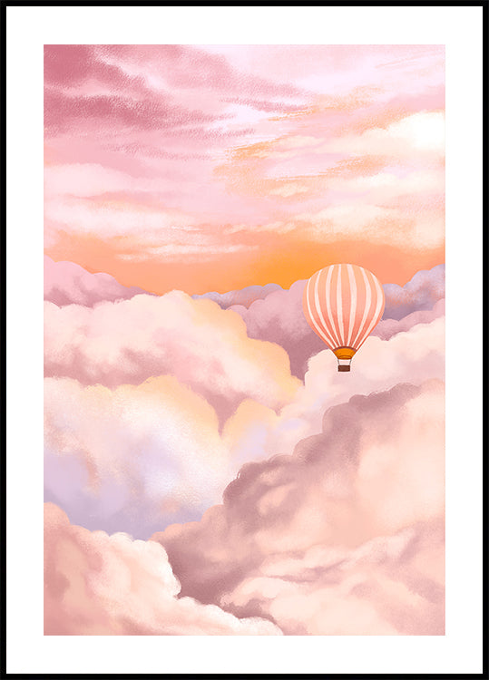 Dans les nuages Poster