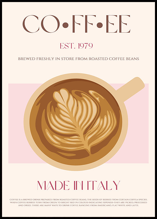 Café italien Poster