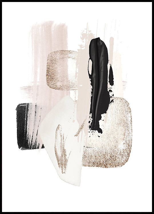 Coups de pinceau-1 Poster