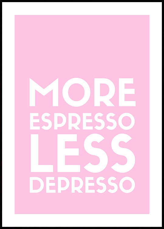 Expresso dépresso Poster