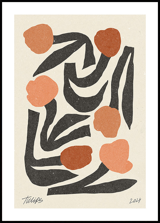 Fleur moderne 03 Poster