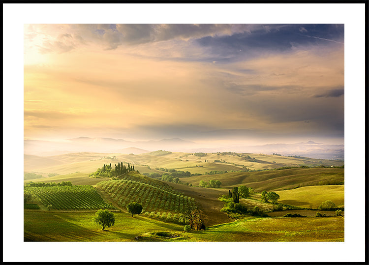 Le lever du soleil du Podere Belvedere