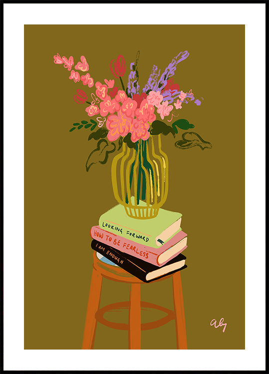 Vase floral Poster