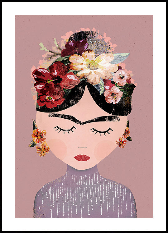 Sérénité florale Poster