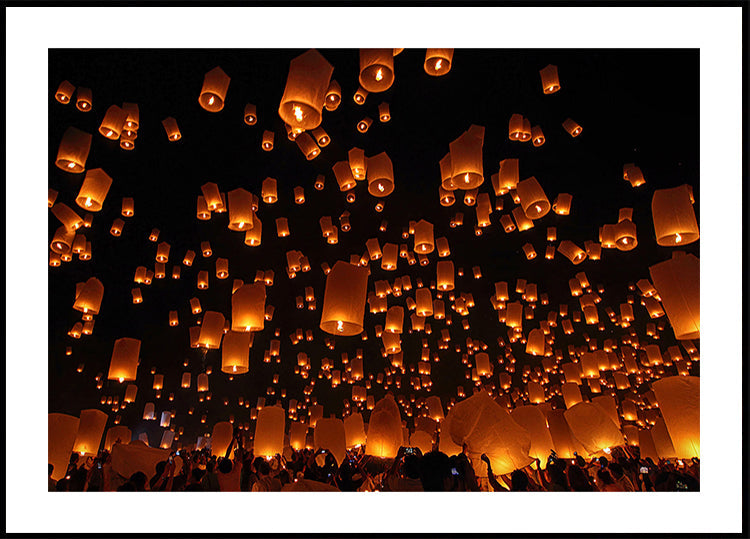 Lanternes flottantes